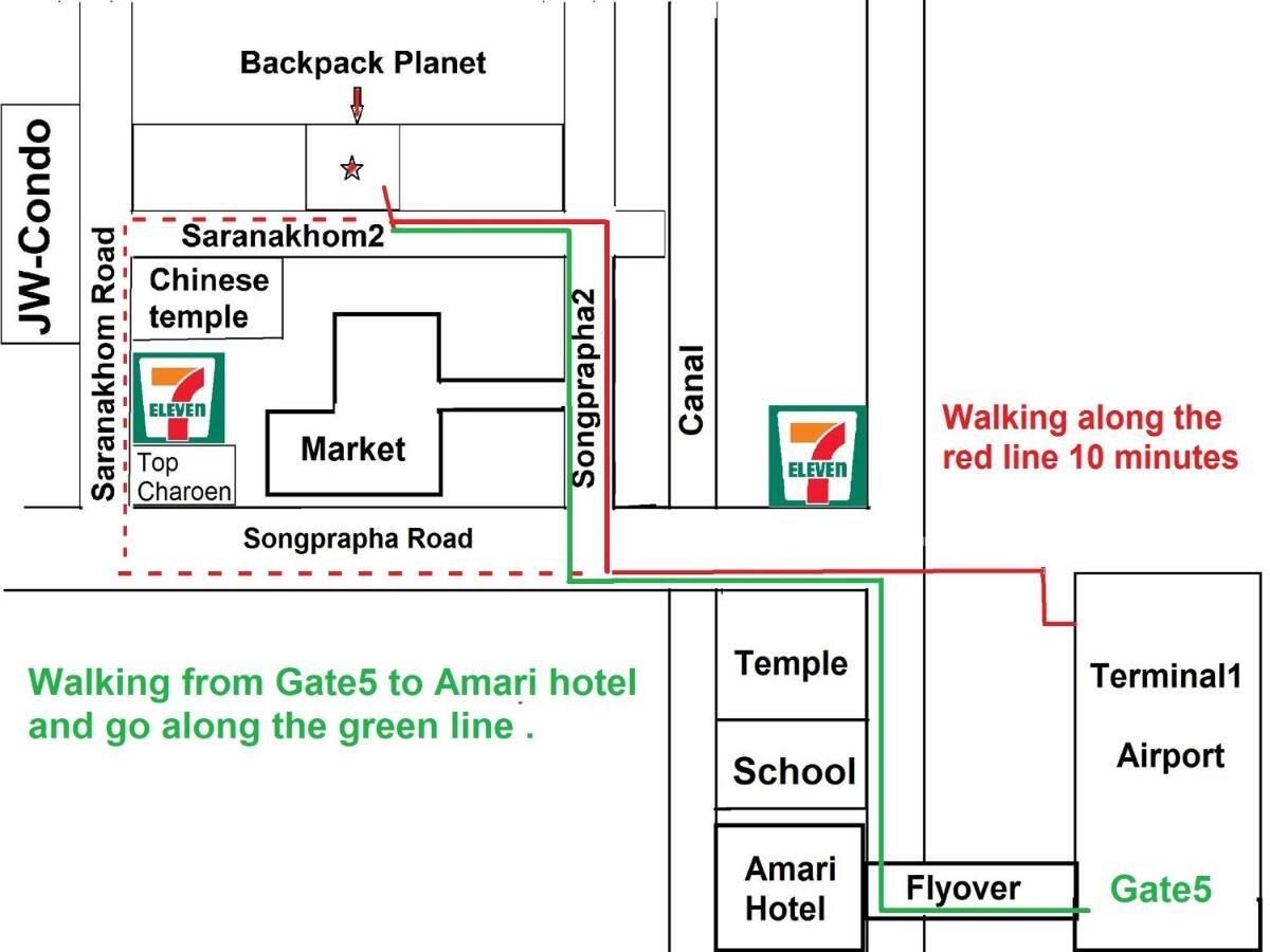 Backpack Planet Hostel Bangkok Kültér fotó